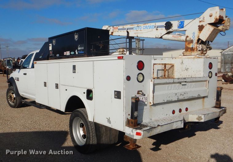 image for item FG9874 2014 Dodge Ram 5500 Crew Cab utility truck