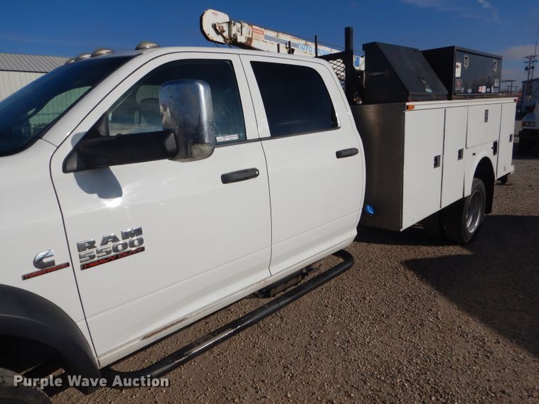image for item FG9874 2014 Dodge Ram 5500 Crew Cab utility truck
