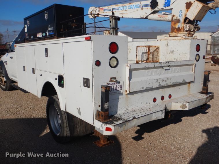 image for item FG9874 2014 Dodge Ram 5500 Crew Cab utility truck