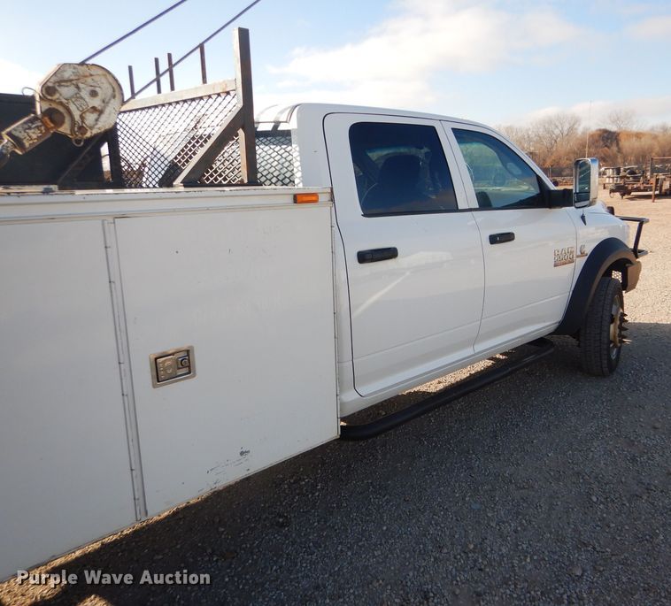 image for item FG9874 2014 Dodge Ram 5500 Crew Cab utility truck