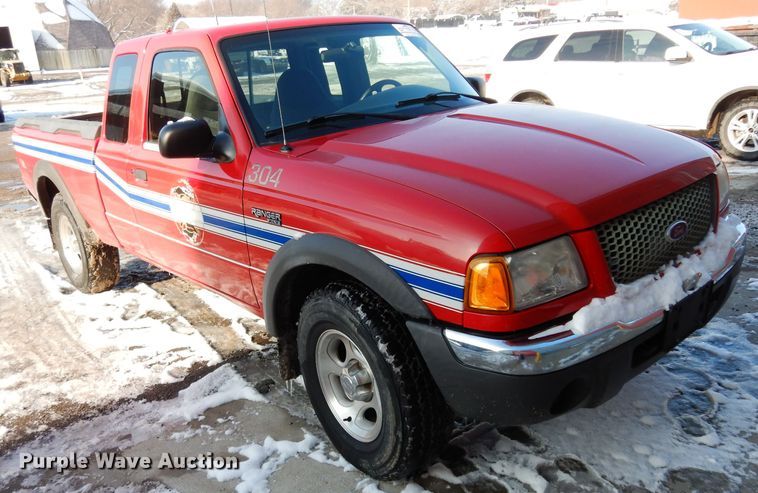 image for item DE4206 2001 Ford Ranger XLT SuperCab pickup truck