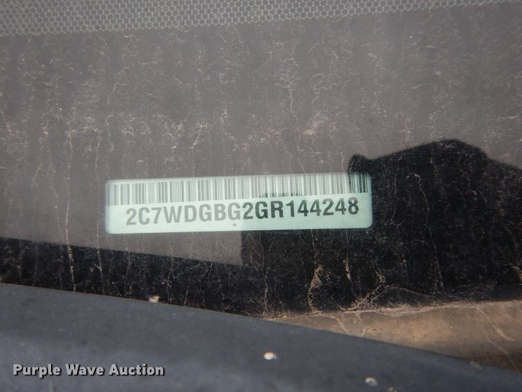 image for item DE4218 2016 Dodge Grand Caravan handicap accessible van
