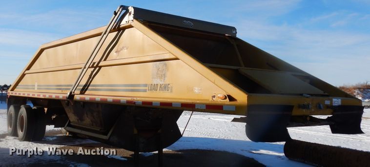 image for item DE4239 1983 Load King 1827XSTD bottom dump trailer