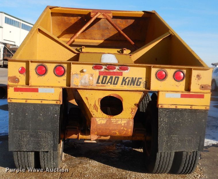 image for item DE4239 1983 Load King 1827XSTD bottom dump trailer