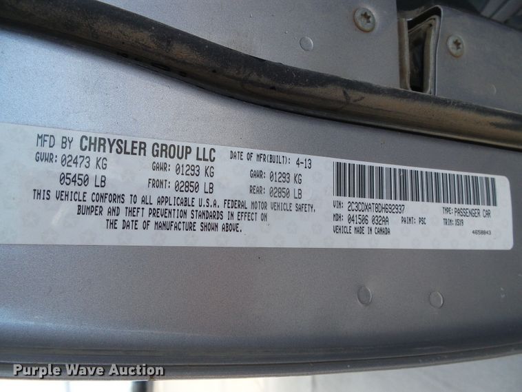 image for item DG0402 2013 Dodge Charger Police