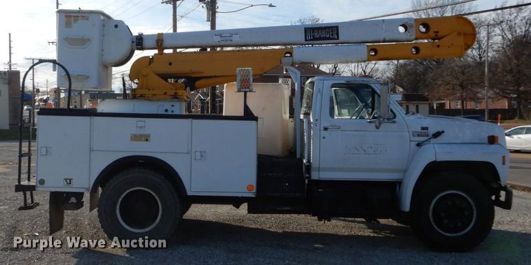 image for item DH5060 1994 Ford F600 bucket truck