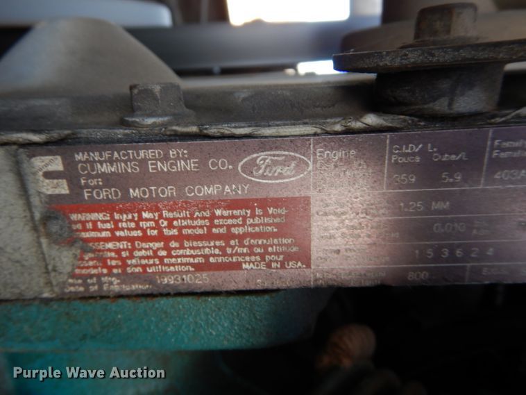 image for item DH5060 1994 Ford F600 bucket truck