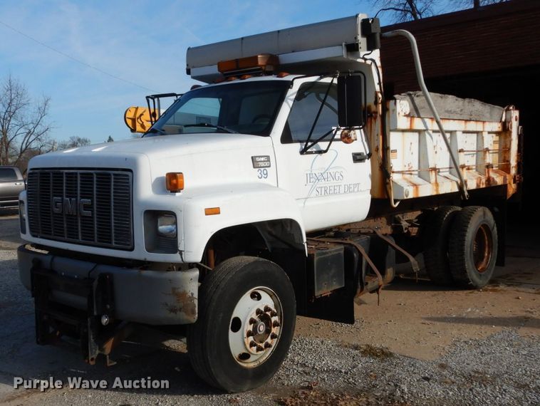 image for item DH5061 1999 GMC C7500 dump truck