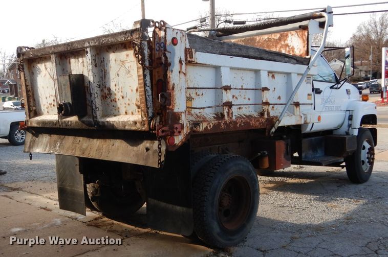 image for item DH5061 1999 GMC C7500 dump truck