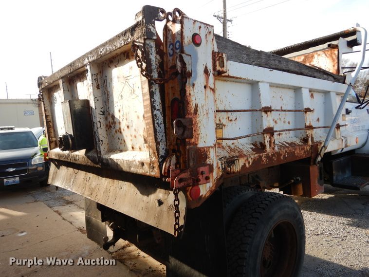 image for item DH5061 1999 GMC C7500 dump truck