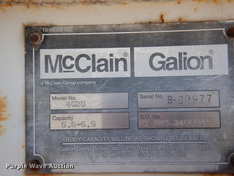 image for item DH5061 1999 GMC C7500 dump truck