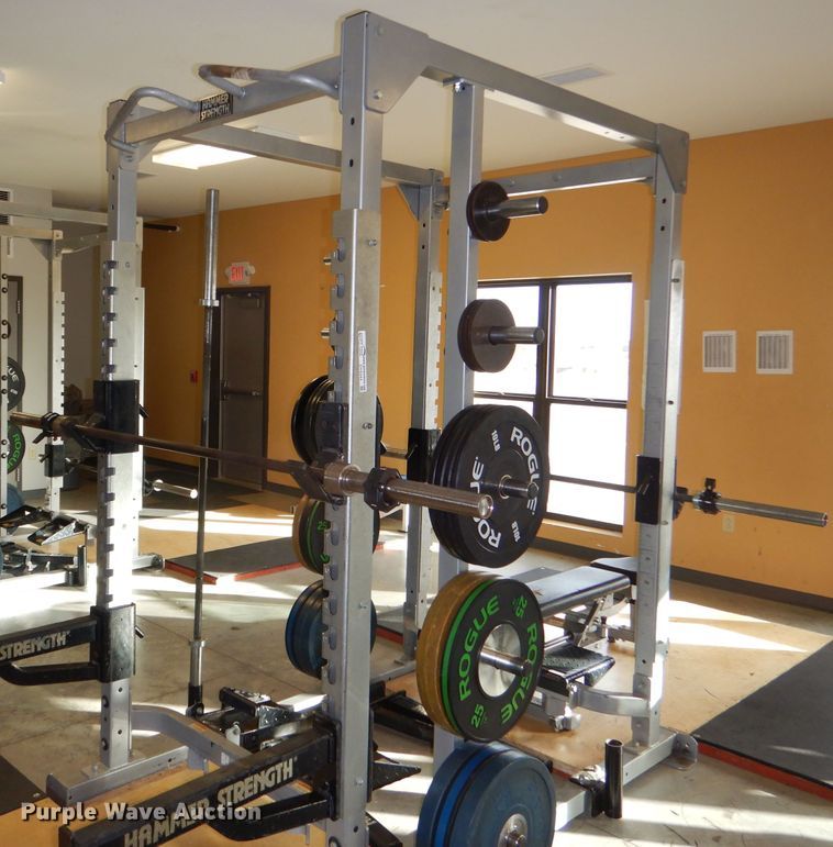 image for item DY9344 Hammer Strength double weightlifting rack