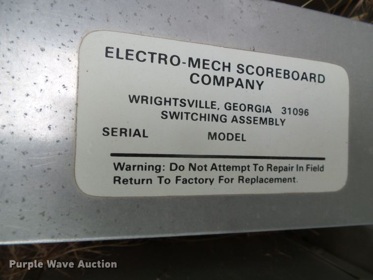 image for item EL9062 (2) Electro-Mech electric baseball scoreboards