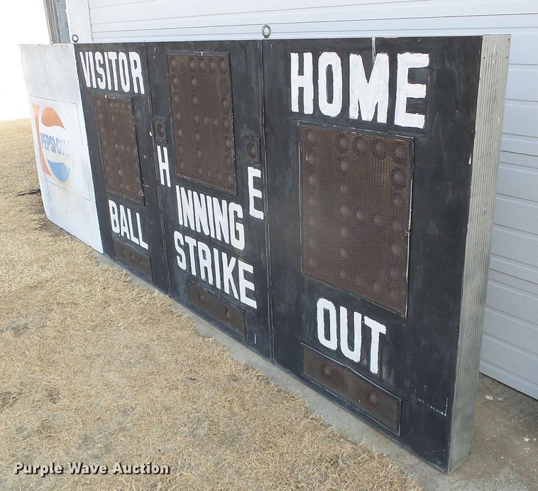 image for item EL9062 (2) Electro-Mech electric baseball scoreboards
