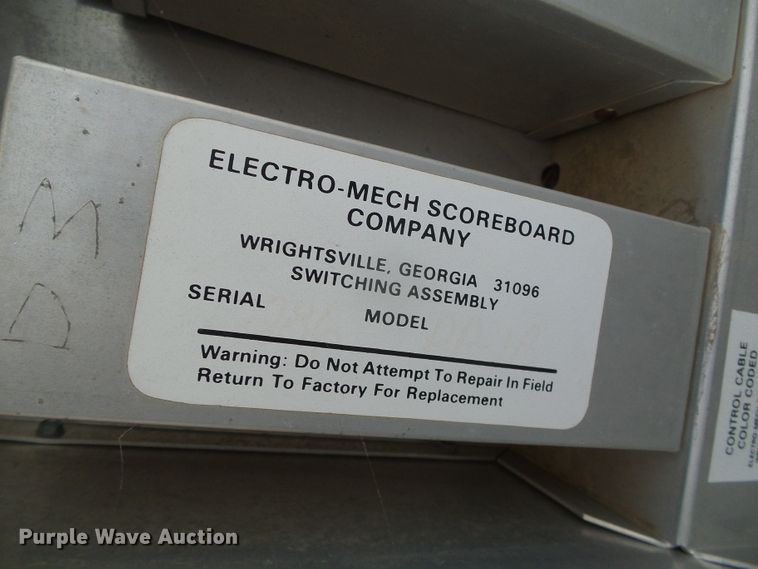 image for item EL9062 (2) Electro-Mech electric baseball scoreboards