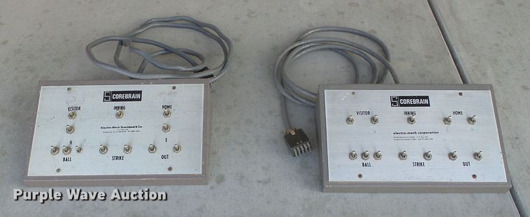 image for item EL9062 (2) Electro-Mech electric baseball scoreboards