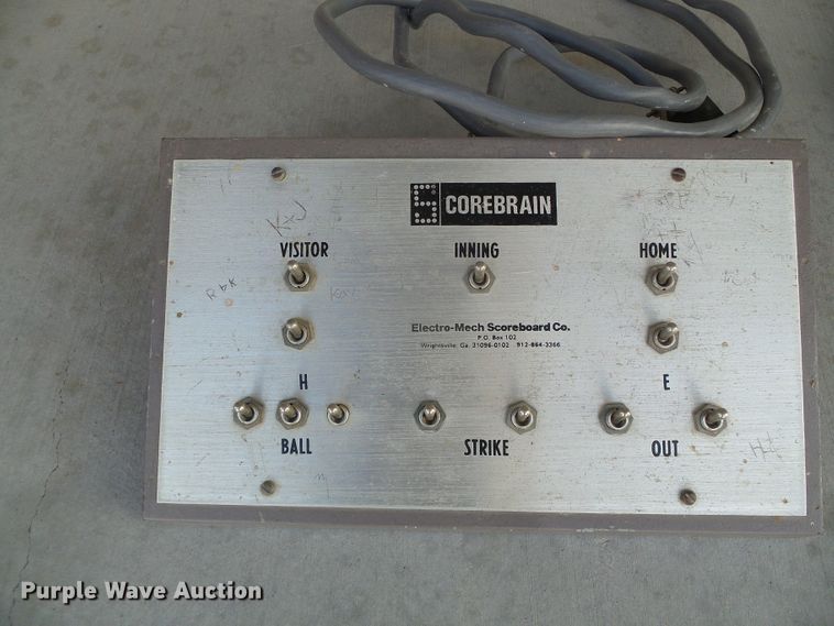image for item EL9062 (2) Electro-Mech electric baseball scoreboards