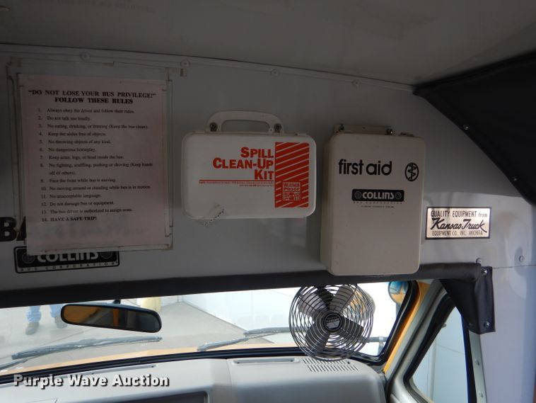 image for item FG9867 1995 Chevrolet G30 school bus