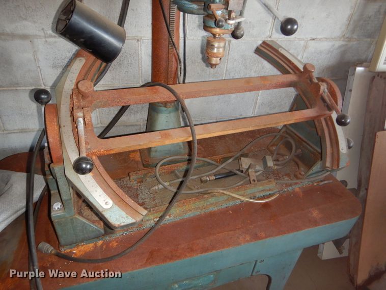 image for item FG9869 Winona Van Norman L250BW seat and guide machine