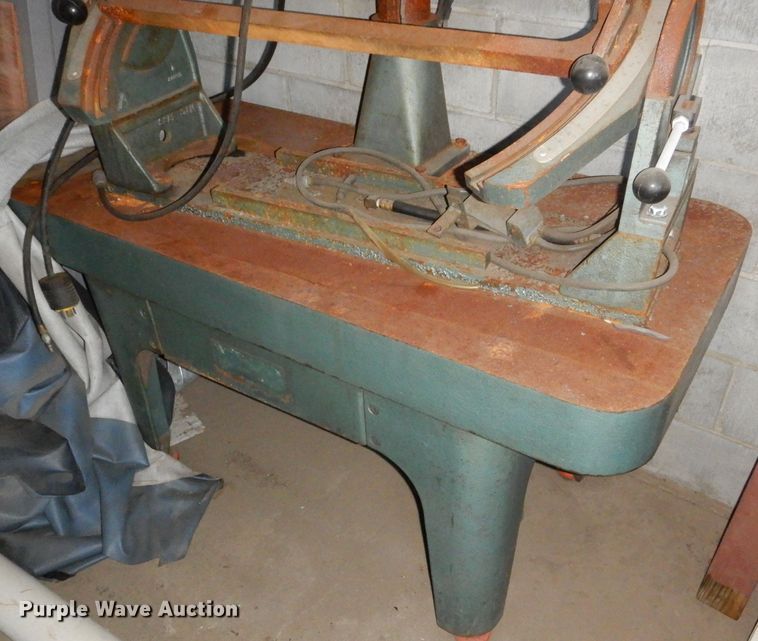 image for item FG9869 Winona Van Norman L250BW seat and guide machine