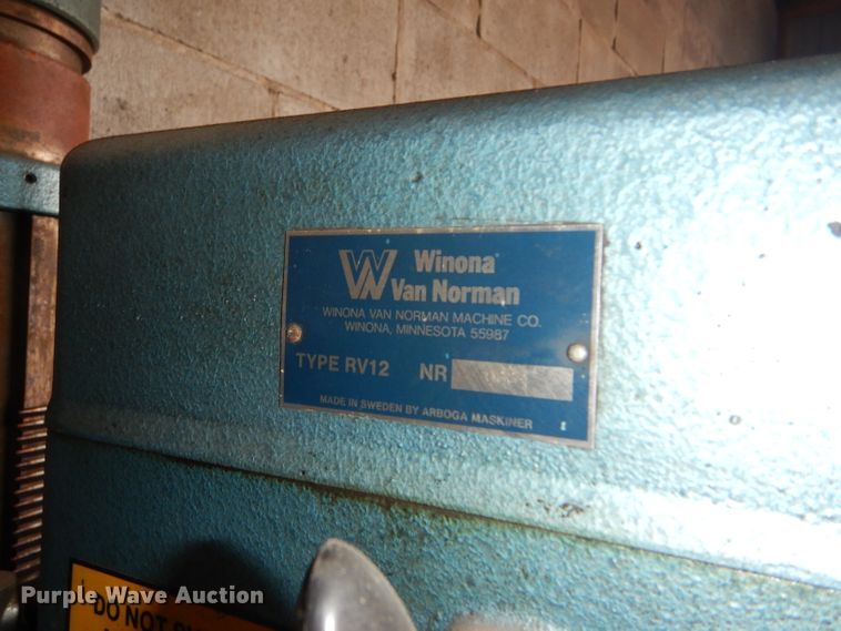 image for item FG9869 Winona Van Norman L250BW seat and guide machine