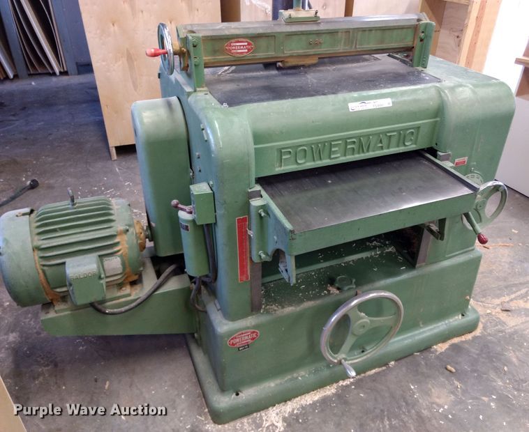 image for item FG9891 Powermatic 225 planer