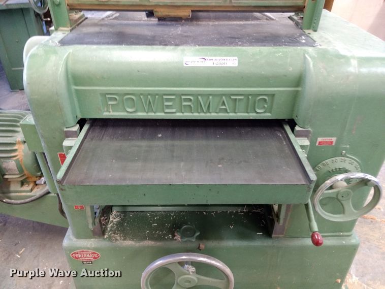 image for item FG9891 Powermatic 225 planer