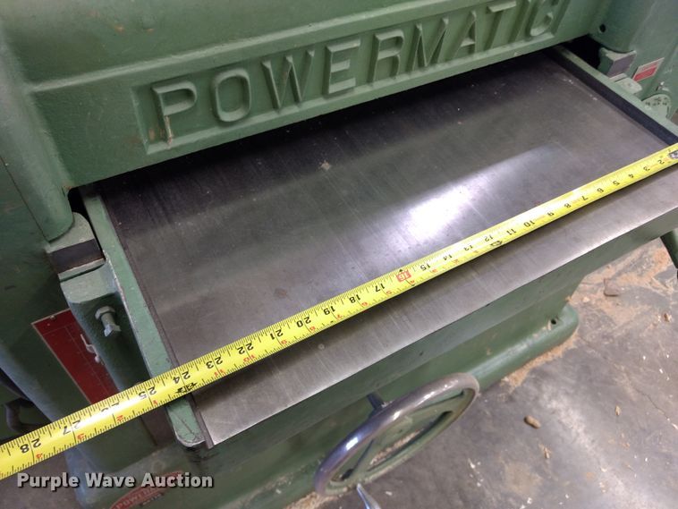 image for item FG9891 Powermatic 225 planer