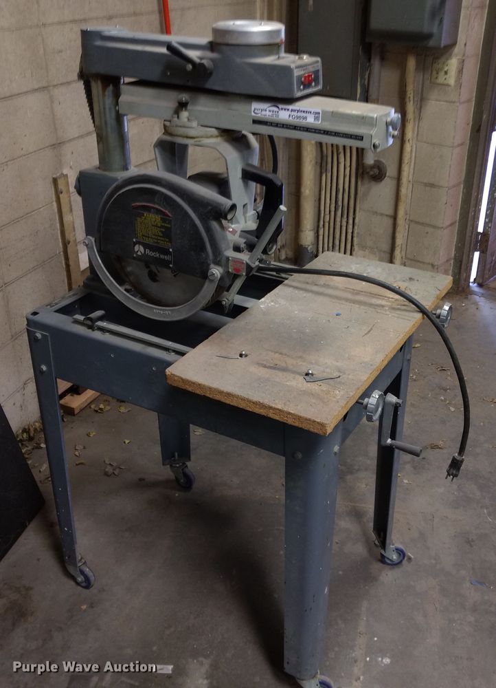 Rockwell Delta 12-RAS radial arm saw in 