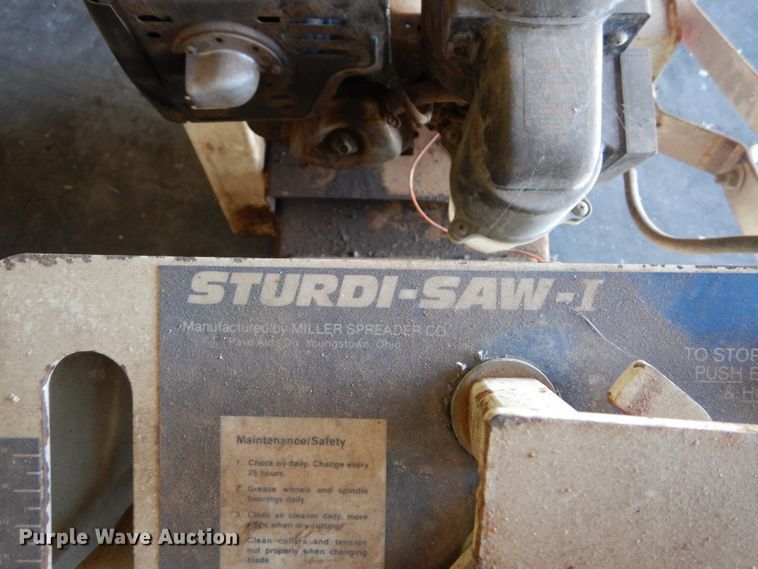 image for item GC9449 Miller Sturdi-saw concrete saw
