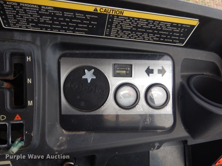 image for item GC9458 Kubota RTV900 utility vehicle