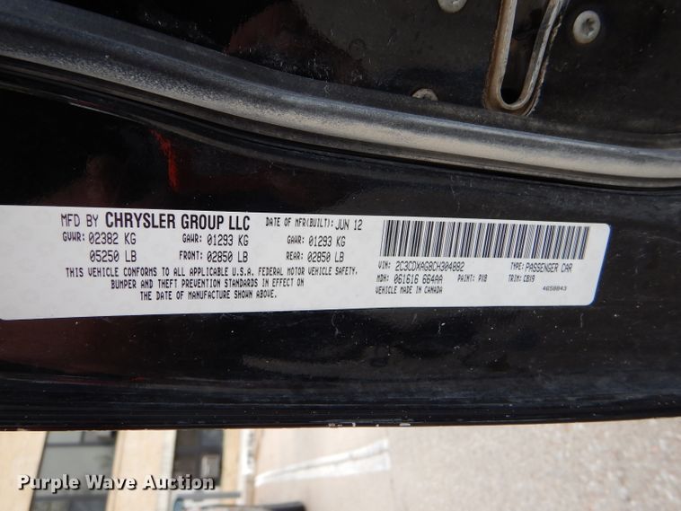 image for item GE9518 2012 Dodge Charger Police