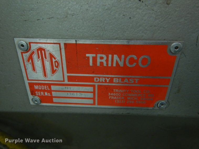 image for item GE9601 Trinco sandblasting cabinet