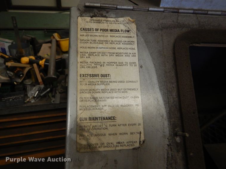 image for item GE9601 Trinco sandblasting cabinet