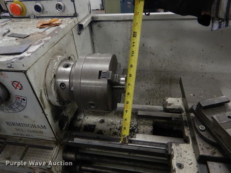 image for item GE9602 Birmingham YCL-1340GH metal lathe