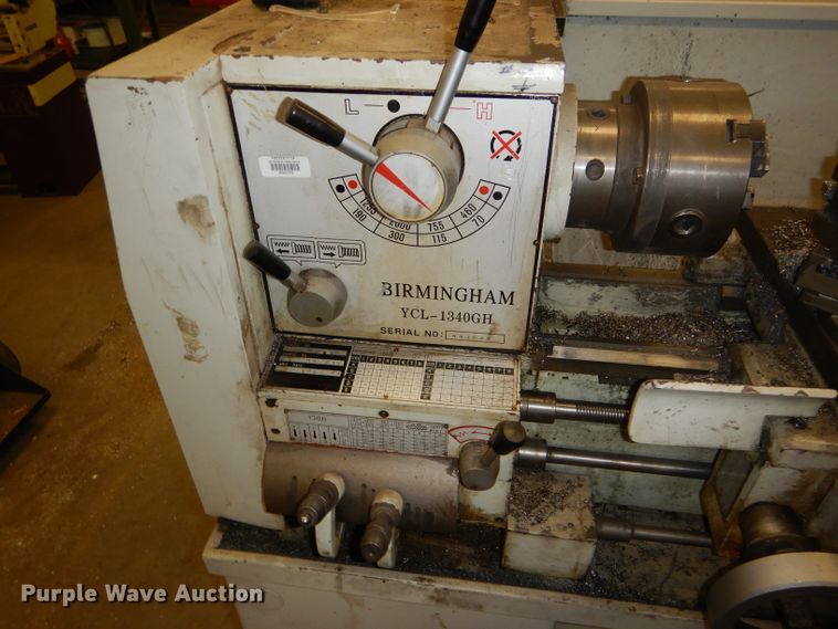 image for item GE9603 Birmingham YCL-1340GH metal lathe