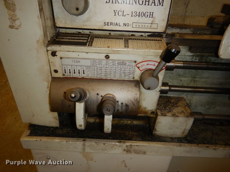image for item GE9603 Birmingham YCL-1340GH metal lathe
