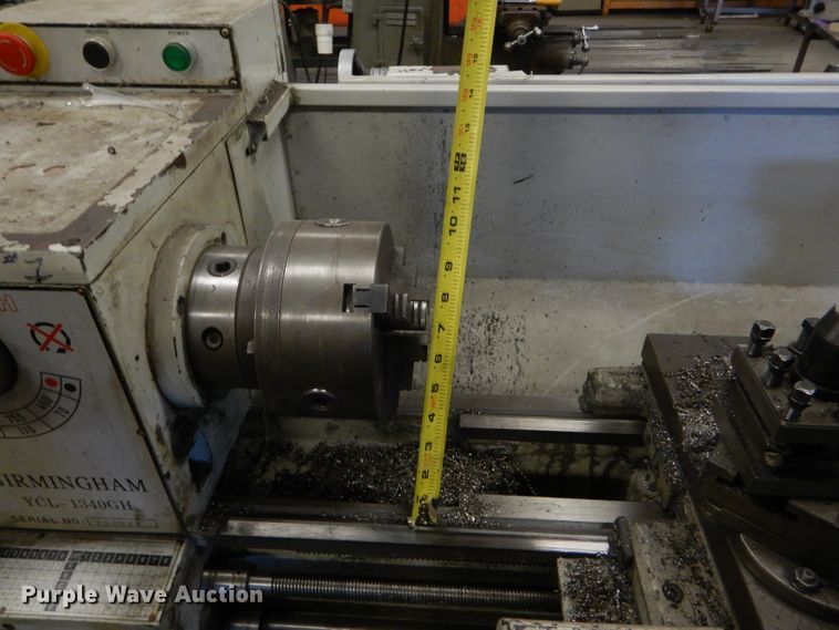 image for item GE9603 Birmingham YCL-1340GH metal lathe