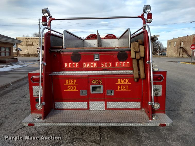 image for item GE9611 1974 Ford pumper fire truck