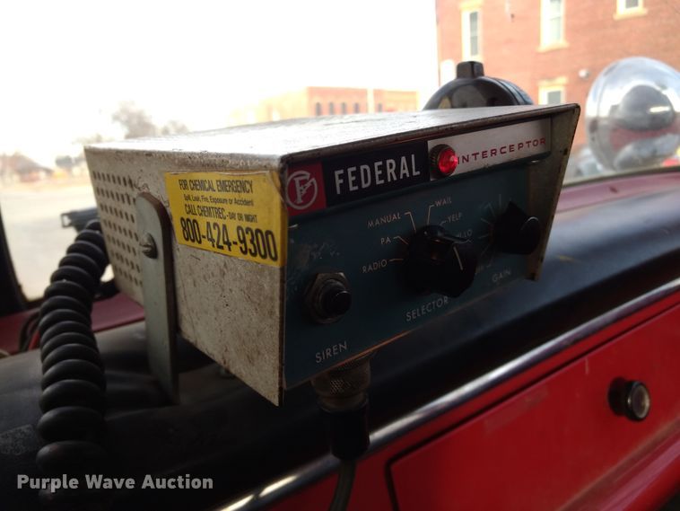 image for item GE9611 1974 Ford pumper fire truck