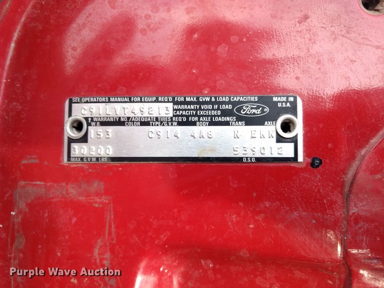 image for item GE9611 1974 Ford pumper fire truck