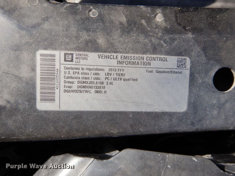 image for item GF9884 2013 Chevrolet Impala Police Cruiser