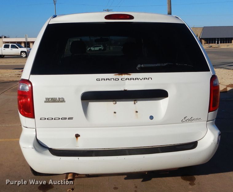 image for item GF9955 2007 Dodge Grand Caravan handicap accessible van