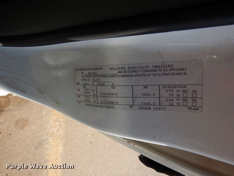 image for item GF9955 2007 Dodge Grand Caravan handicap accessible van