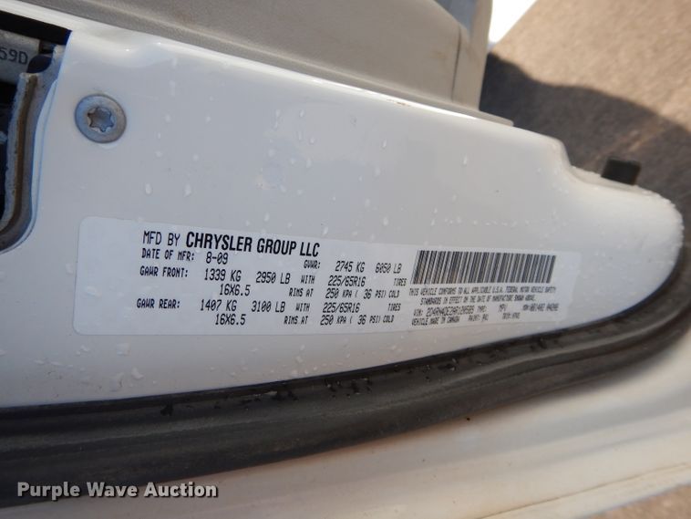 image for item GF9960 2010 Dodge Grand Caravan handicap accessible van