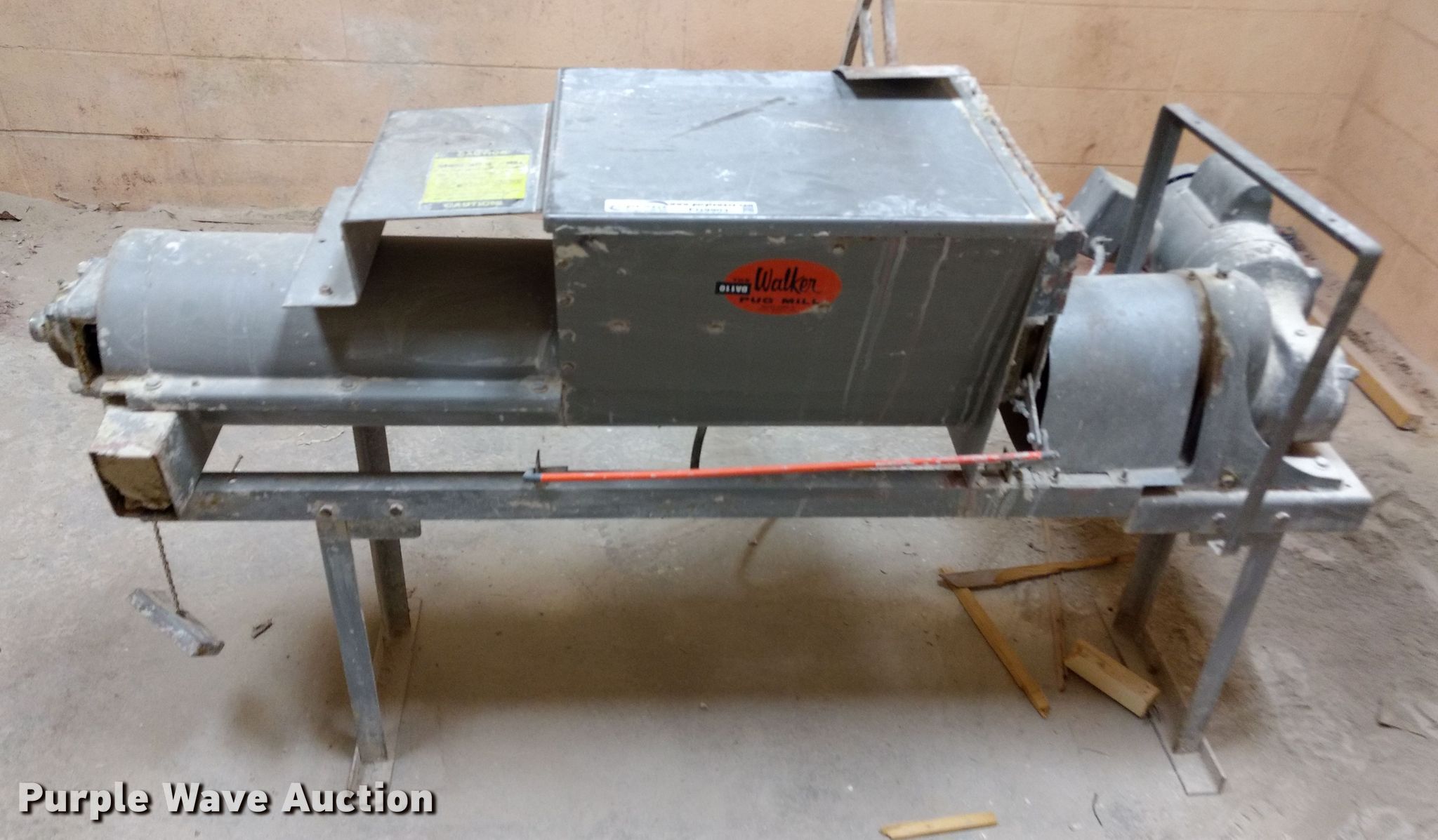 Walker pug mill in Hays, KS Item FG9903 sold Purple Wave