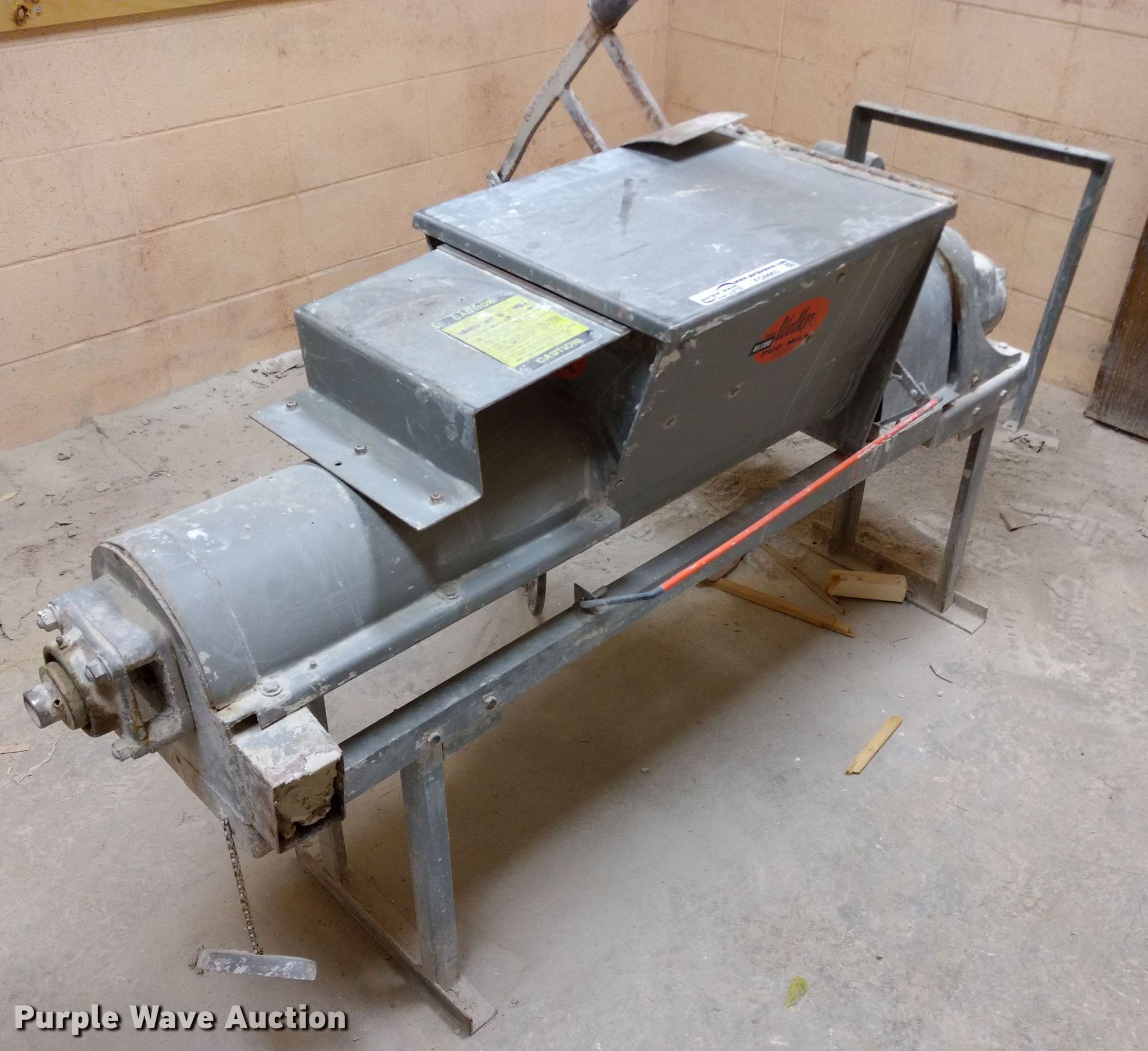 Walker pug mill in Hays, KS Item FG9903 sold Purple Wave