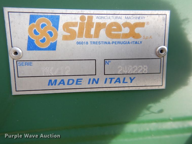 image for item DH4300 Sitrex MK12 hay rake
