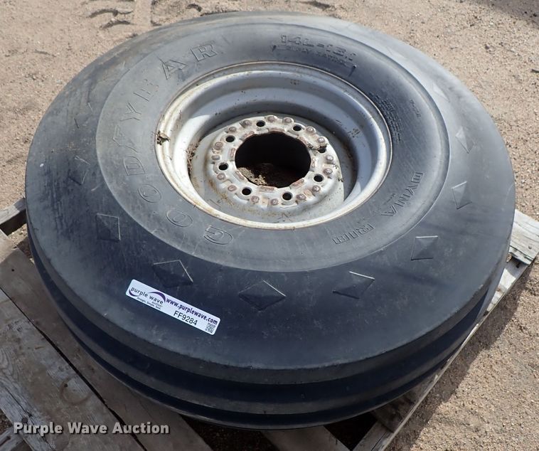 image for item FF9284 Goodyear 14L-16.1 tire and wheel