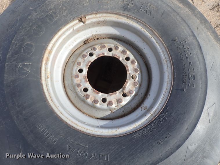 image for item FF9284 Goodyear 14L-16.1 tire and wheel